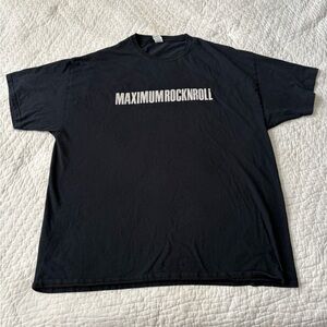 Fruit of the Loom Black Graphic Tee